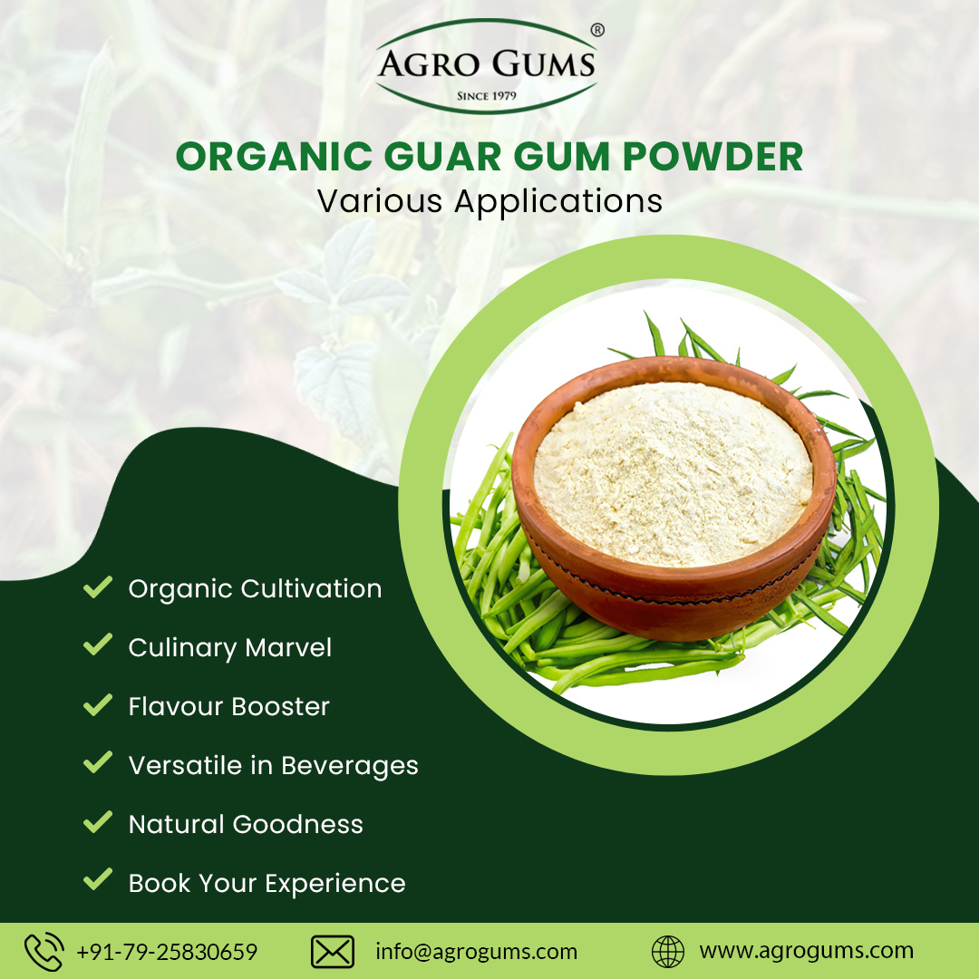 Industrial Applications of Guar Gum Powder: Organic Guar Gum Extracts
