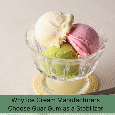Top Reasons Why Ice Cream Manufacturers Prefer Guar Gum as a Stabilizer