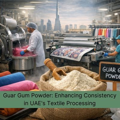 Guar Gum Powder in UAE's Textile Industry: How It Supports Processing Consistency