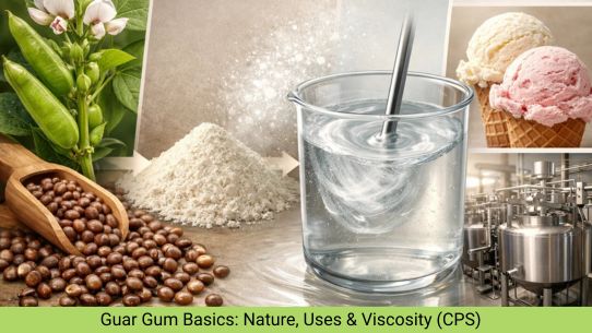 Enhancing Ice Cream Texture and Creaminess with Guar Gum