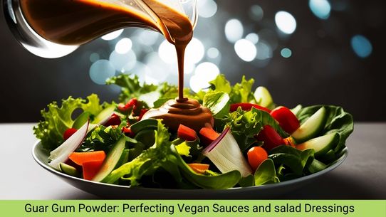 Guar Gum Powder for Vegan Sauces and Salad Dressings