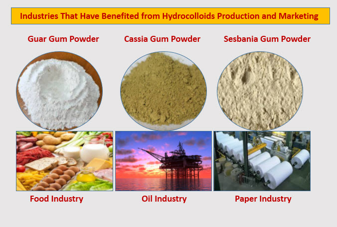 Industries  Benefited from Hydrocolloids